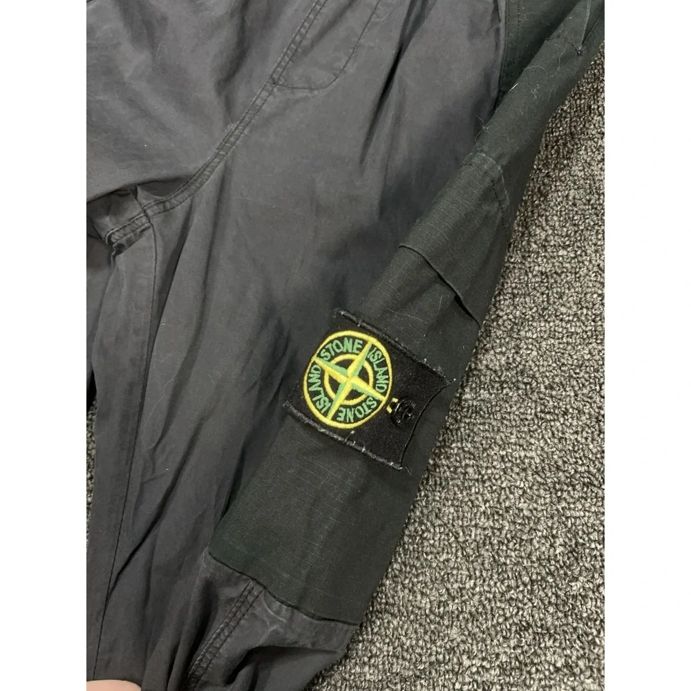 Stone Island Cargo‎ Pants Joggers Men's Large Gray Drawstrings Cotton Utility